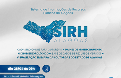 Alagoas será o primeiro a ter um Sistema de Informações de Recursos Hídricos