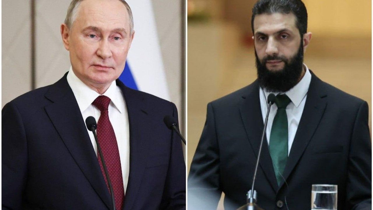 Putin e presidente interino da Síria discutem relações bilaterais e reorganização de bases