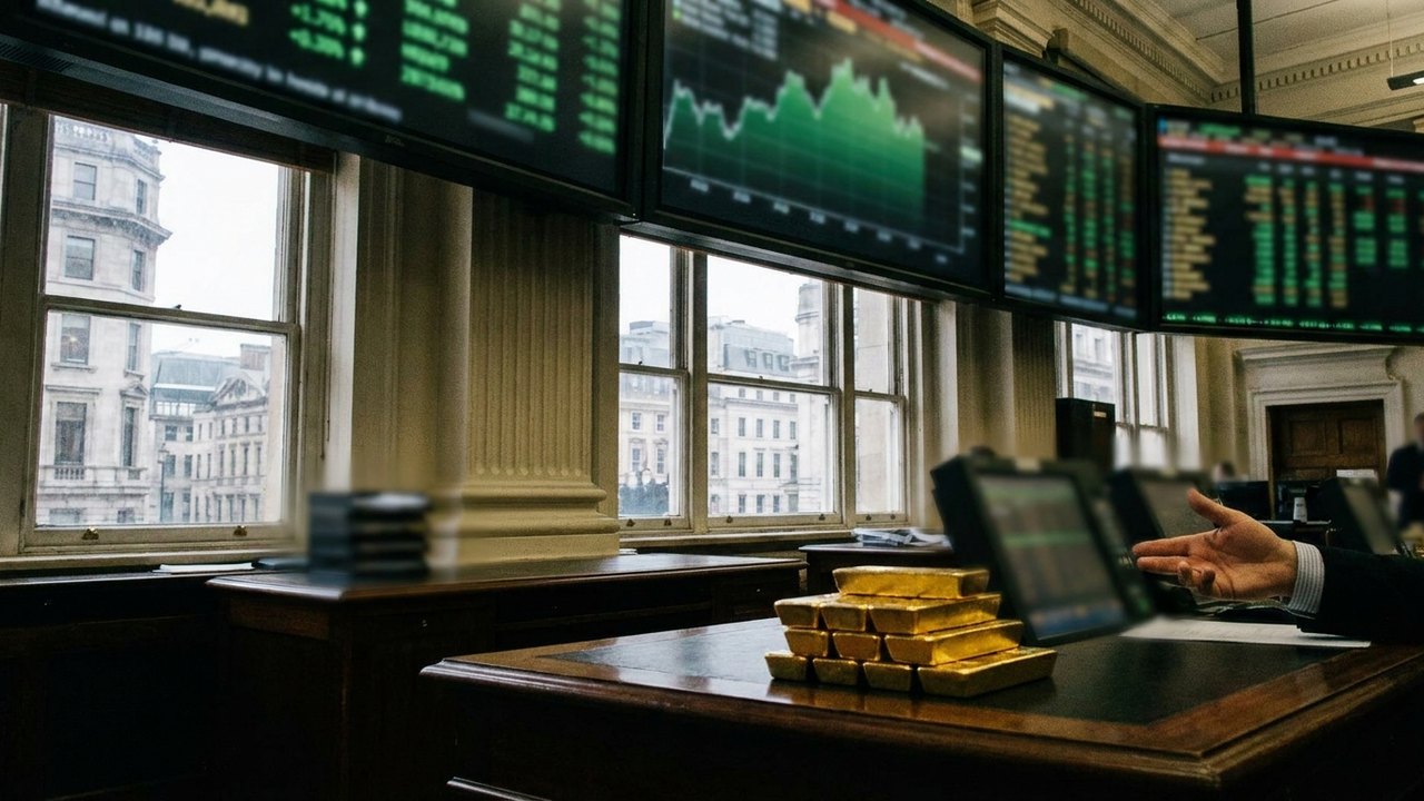 Ouro fecha em alta, interrompendo sequência de quedas e retomando os US$ 4.400