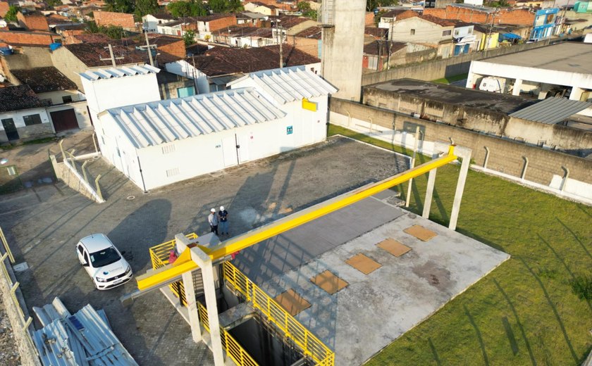 Mais Água Alagoas: Governo e Casal avançam com esgotamento sanitário e inauguram Estação Elevatória em Maceió