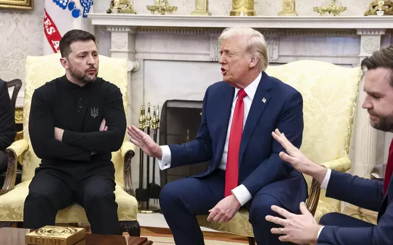 Zelensky deve se encontrar com Trump no domingo, diz site
