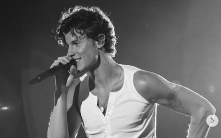 Shawn Mendes mostra que é 'devoto' do Brasil e faz referência a Fernanda Torres no Lollapalooza