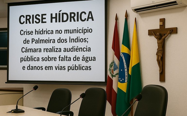 Crise hídrica no município: Câmara realiza audiência pública sobre falta de água e danos em vias públicas