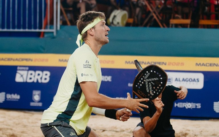Favoritos superam alagoanos na estreia do Macena Open Prime na Praia do Francês