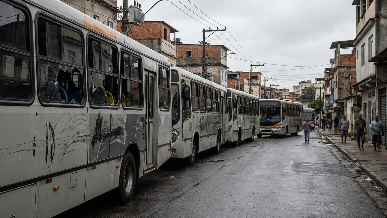 Rio tem greve de motoristas de ônibus; sindicato diz que 30 veículos foram depredados