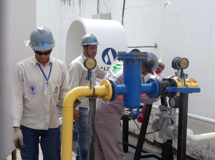 Arsal acompanha manutenção em posto de GNV na Pajuçara