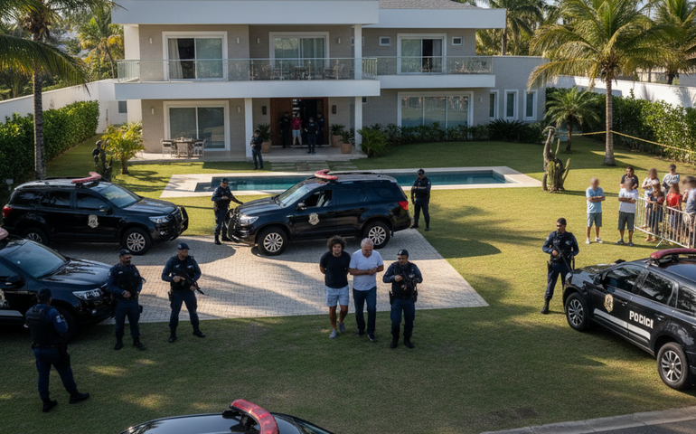 Adilsinho passou o carnaval no Rio antes de ser preso pela PF e Polícia Civil