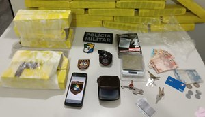 Cerca de 40 quilos de maconha são apreendidos dentro de casa na Grande Aracaju