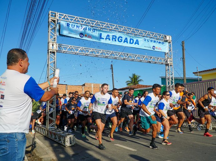 Com apoio da MVV, Craíbas realiza sua 1ª Corrida de Rua mobilizando 350 esportistas