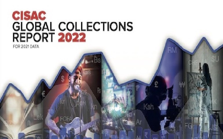 Arrecadação mundial de direitos autorais musicais sobre 7,2% em 2021