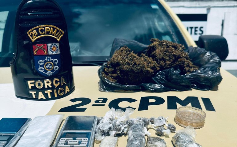 PM prende liderança do tráfico de drogas que tentava fugir de Alagoas