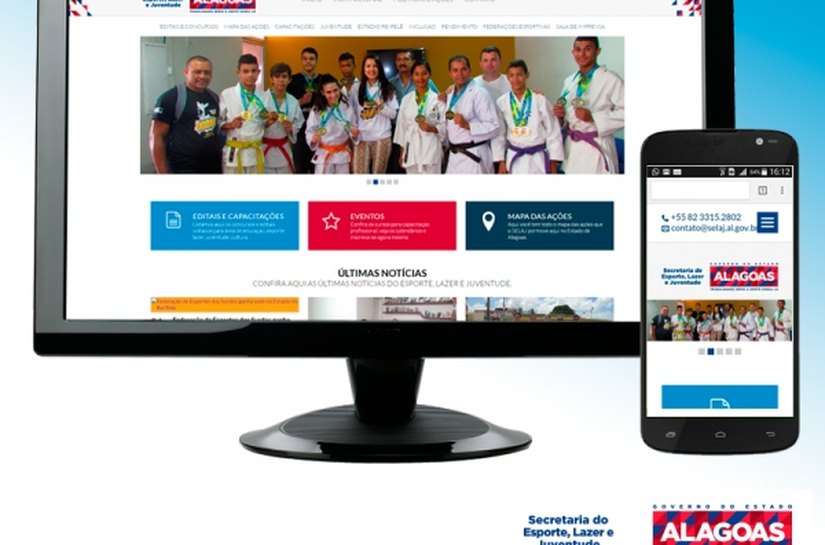 Secretaria do Esporte, Lazer e Juventude lança novo site