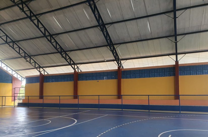 Prefeitura de Palmeira inaugura ginásio poliesportivo do Brivaldo nos próximos dias