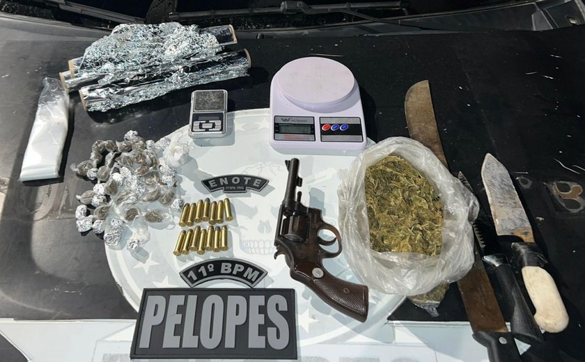 Polícia Militar apreende 78 quilos de drogas e 16 armas de fogo em uma semana