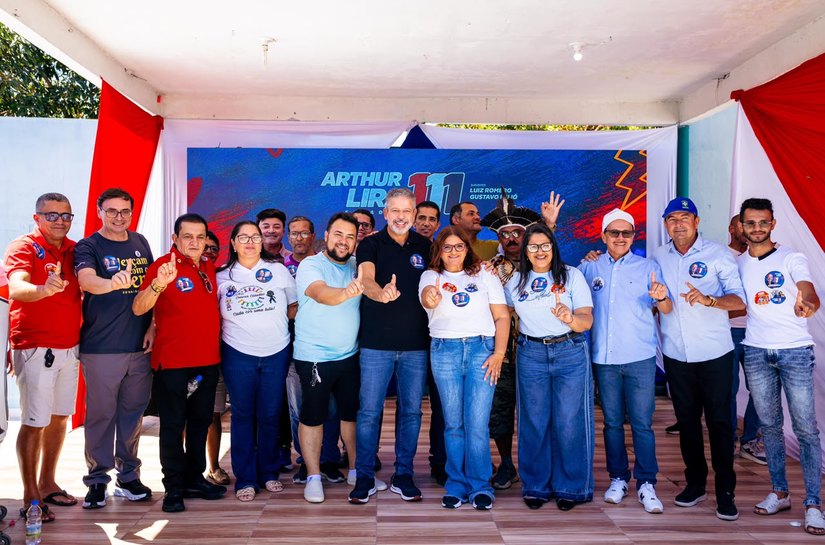 Prefeita Ziane Costa e ex-prefeito Luiz Carlos Costa realizam grande encontro político com Arthur Lira em Delmiro Gouveia