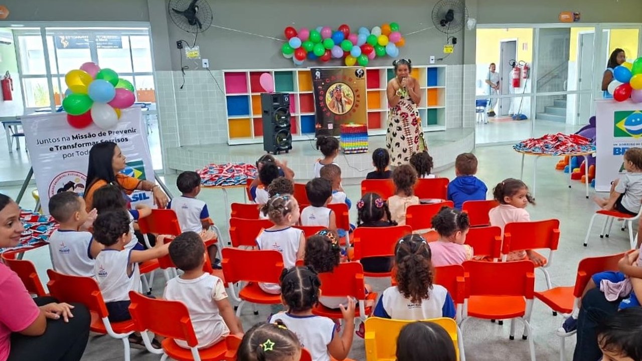 Maceió promove ação educativa de saúde bucal infantil em escolas municipais