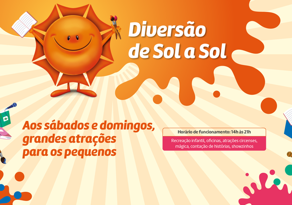 Shopping divulga programação especial no final de semana para crianças