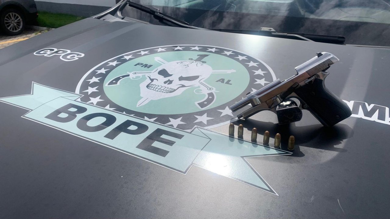 Polícia Militar de Alagoas apreende 22 armas de fogo em uma semana