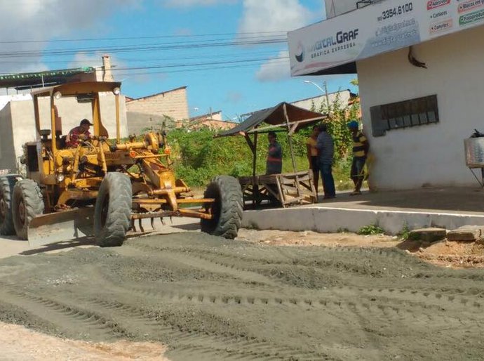 Seminfra executa obra de pavimentação no Tabuleiro Novo