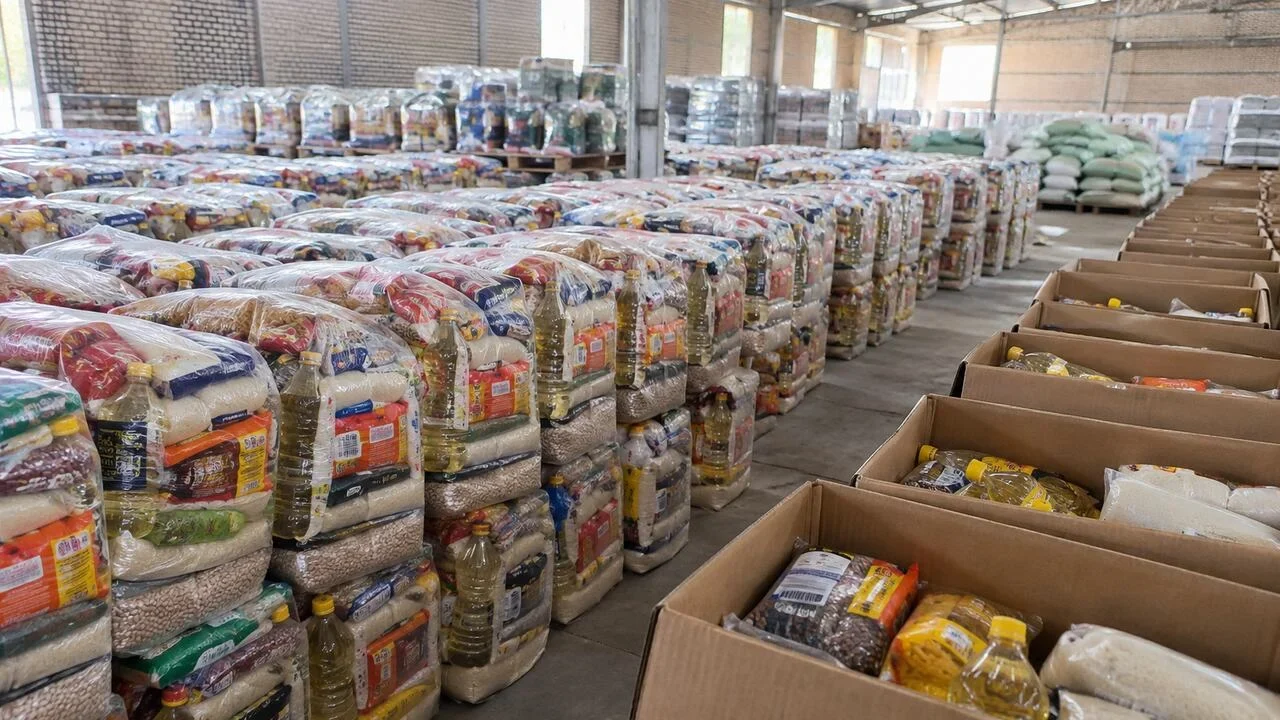Lagoa da Canoa registra ata de até R$ 5,42 milhões para eventual compra de cestas básicas