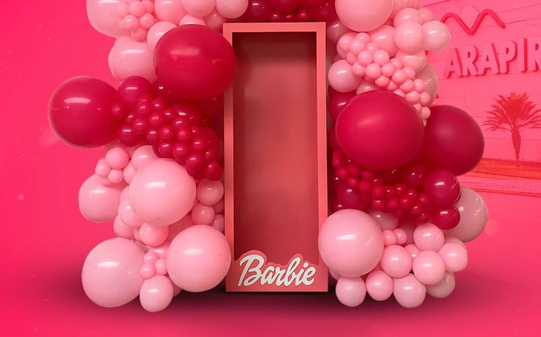 Barbie desembarca no Arapiraca Shopping para promover a estreia do filme