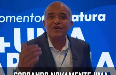 Em Brasília, prefeito de Tapera além de participar da Marcha Municipal, cobra mais uma vez uma agência da Caixa