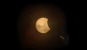 eclipse-lunar-13102023123411297 / Foto: Foto: reprodução R7