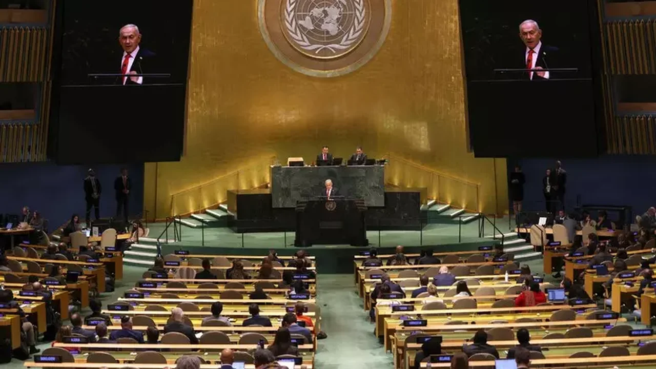 'Acusar Israel de genocídio é a maior mentira do século', diz Netanyahu na ONU