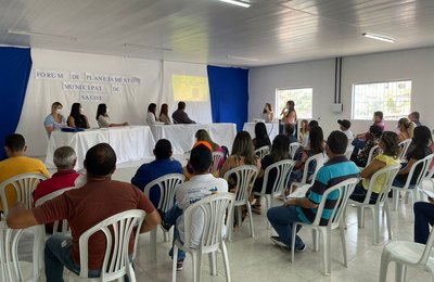 Plano Municipal de Saúde de Novo Lino é apresentado em reunião da equipe técnica da SMS 