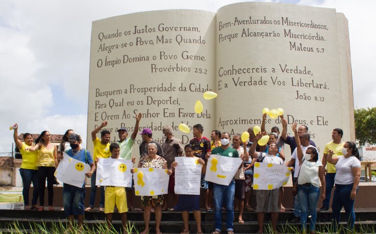 Caps realiza caminhada encerrando a semana de ações alusivas ao Setembro Amarelo