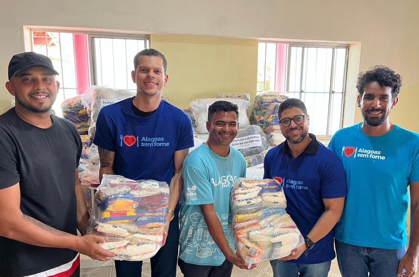 Alagoas Sem Fome faz 84ª doação de alimentos e contempla instituição em Poço das Trincheiras