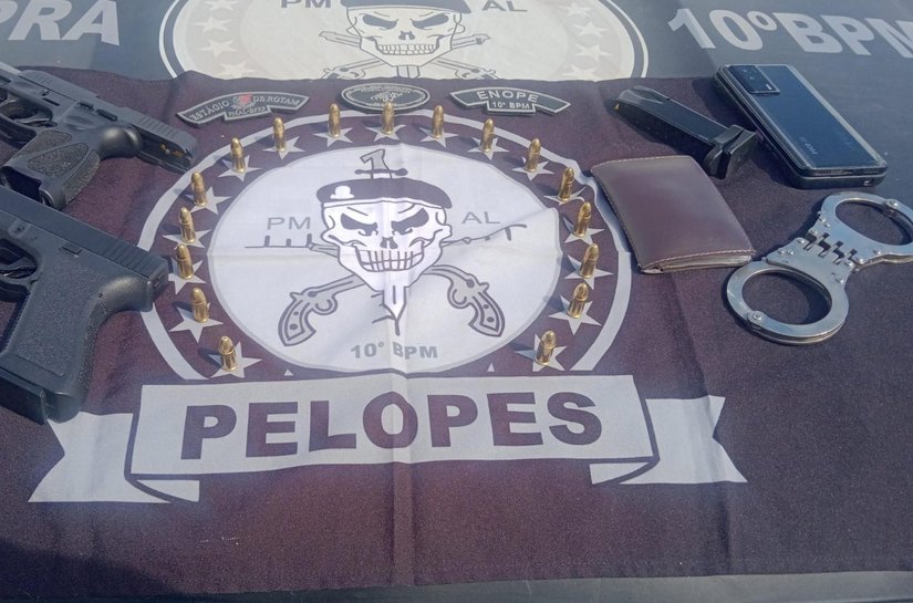 Polícia Militar frustra extorsão e prende dupla que se passava por agentes de segurança em Palmeira dos Índios