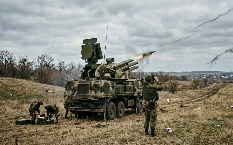 Defesa antiaérea russa derruba bombas guiadas, projétil Himars e centenas de drones ucranianos