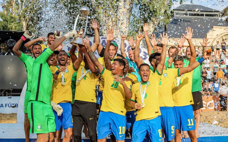O rei da areia: Brasil é tricampeão da CONMEBOL Copa América de Beach Soccer 2023
