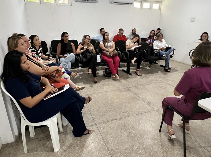 Secretária de Saúde realiza reunião de planejamento com equipe técnica da saúde de Palmeira