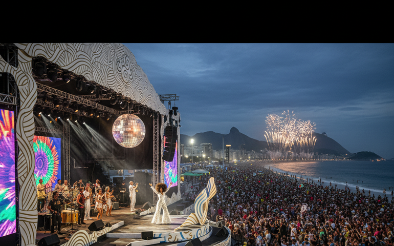 Réveillon 2026 em Copacabana: Palco Samba terá Roberta Sá, Mart’nália, Diogo Nogueira e escolas de samba