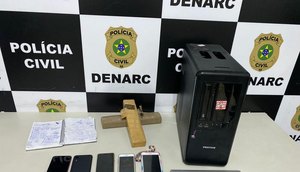 Casal é preso durante operação contra tráfico de drogas e lavagem de dinheiro em Sergipe / Foto: Foto: SSP/SE