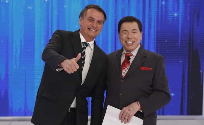 Jair Bolsonaro e Silvio Santos