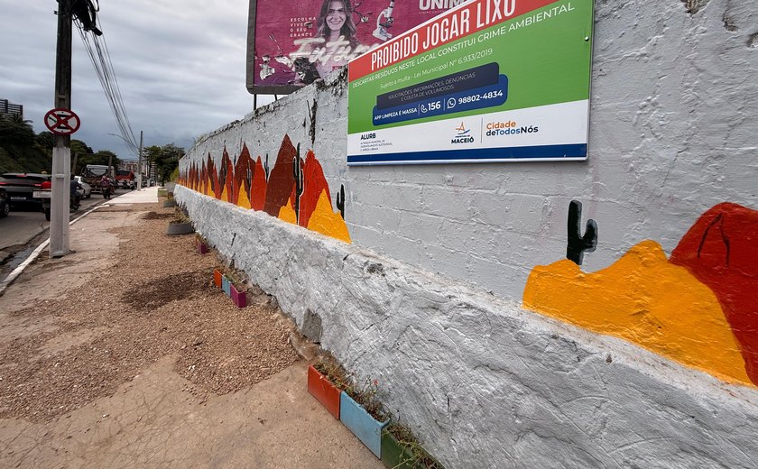 Autarquia de Limpeza Urbana transforma pontos de lixo com ações de revitalização