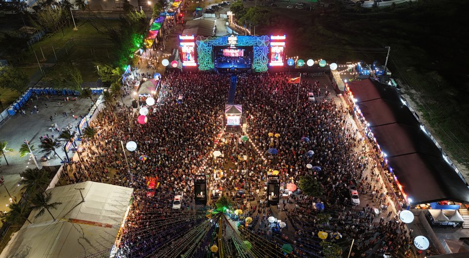 arraiadopovo_vistodecima_fotojohnnycanon_160624 (2) / Foto: O Arraiá do Povo, um dos maiores eventos realizados pelo estado. Foto: Divulgação/Johnny Canon/Governo de Sergipe