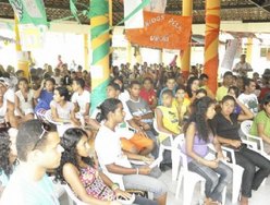 Retiro dos jovens da AD em Maragogi no Assentamento Costa Dourada