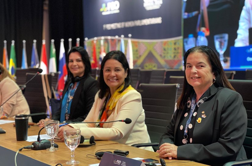 Procuradora da Mulher da ALE, Fátima Canuto participa da 1ª Reunião de Mulheres Parlamentares do P20
