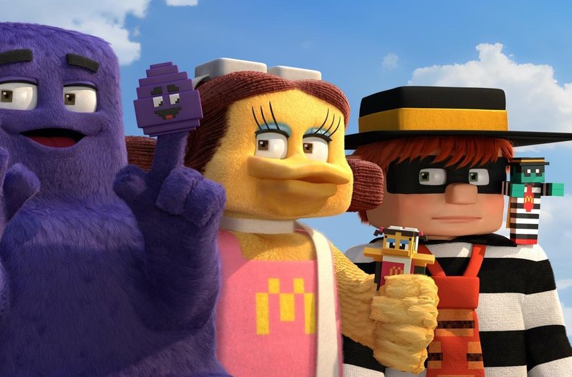 Rede mundial de restaurantes cria campanha baseada no lançamento de 'Um Filme Minecraft'