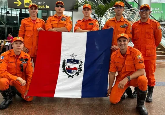 Bombeiros alagoanos partem em missão de combate a incêndios
