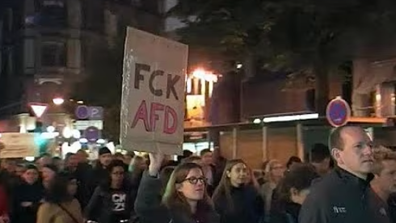 Convenção de partido de extrema-direita da Alemanha causa protestos