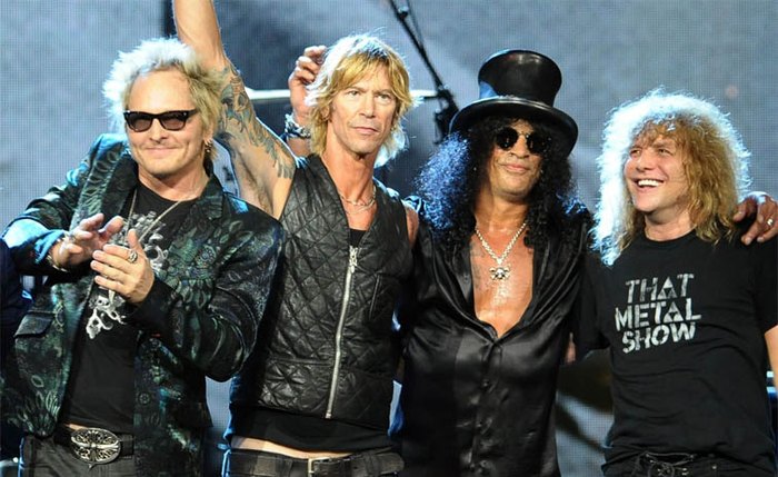 Guns N' Roses será uma das atrações principais do evento
