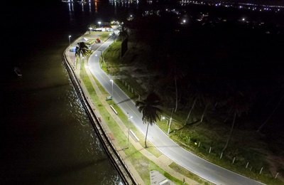 Barra nova, Massagueira e Poeira ganham lâmpadas de LED 