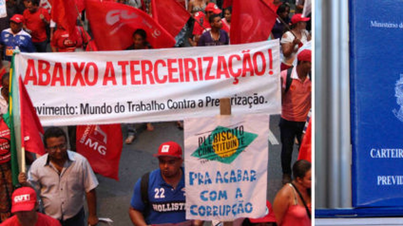 Contra terceirização, CUT promove paralisação em 13 capitais