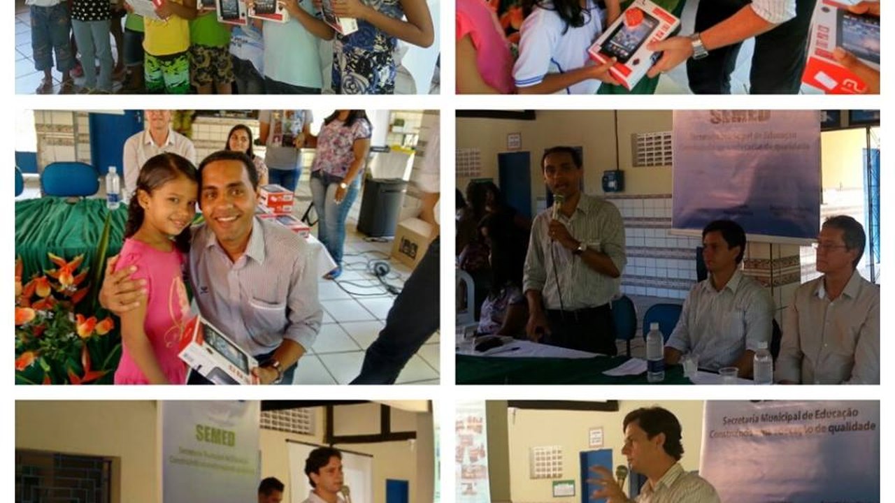 Prefeitura e Instituto Alfa e Beto entregam tablets a estudantes de Jequiá da Praia