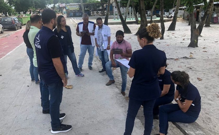 Vigilância de Zoonoses participa do início das ações de reordenamento na orla lagunar